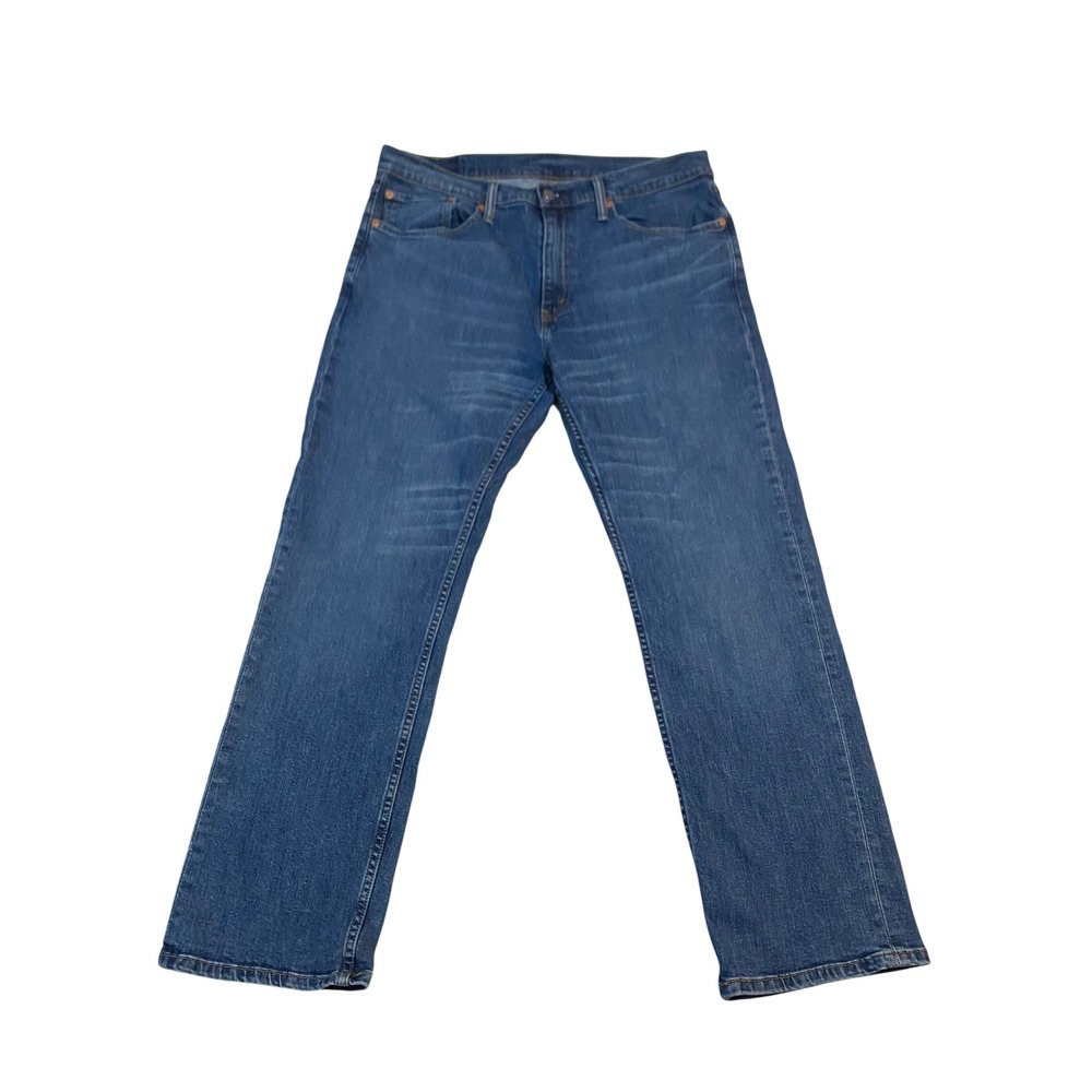 Levis 559 Relaxed Straight Leg Jeans Mens 36x32 Blue Stretch Denim 00559-0421